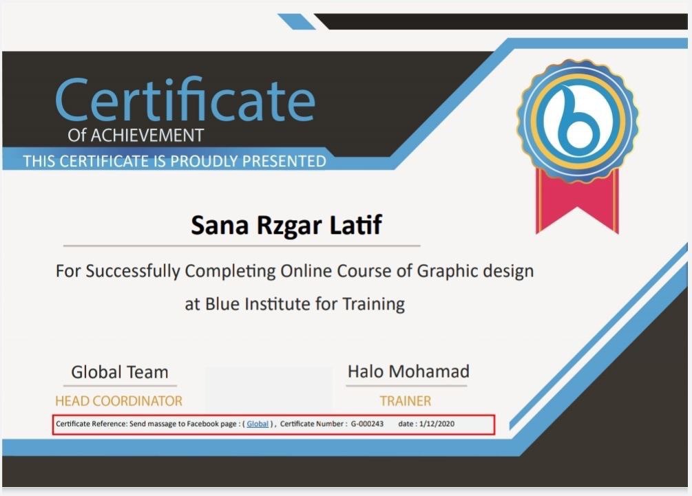 graphic design certification